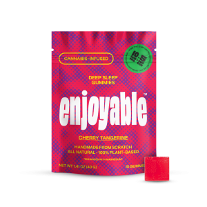 enjoyable Deep Sleep THC Gummies – Cherry Tangerine 10 MG