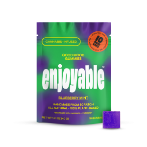 enjoyable Good Mood THC Gummies – Blueberry Mint 10 MG