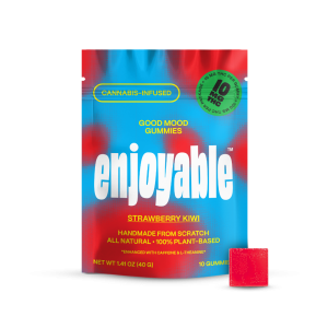 enjoyable Good Mood THC Gummies – Strawberry Kiwi 10 MG