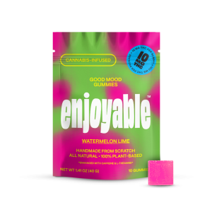 enjoyable Good Mood THC Gummies – Watermelon Lime 10 MG